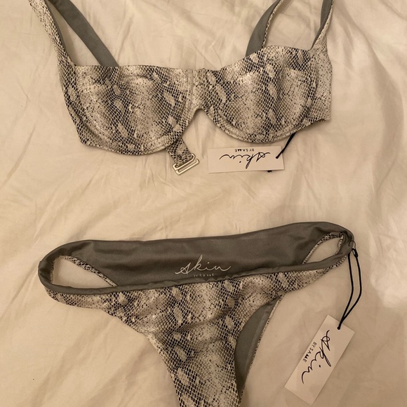 Other - Same Swim Snake Skin Bikini Set